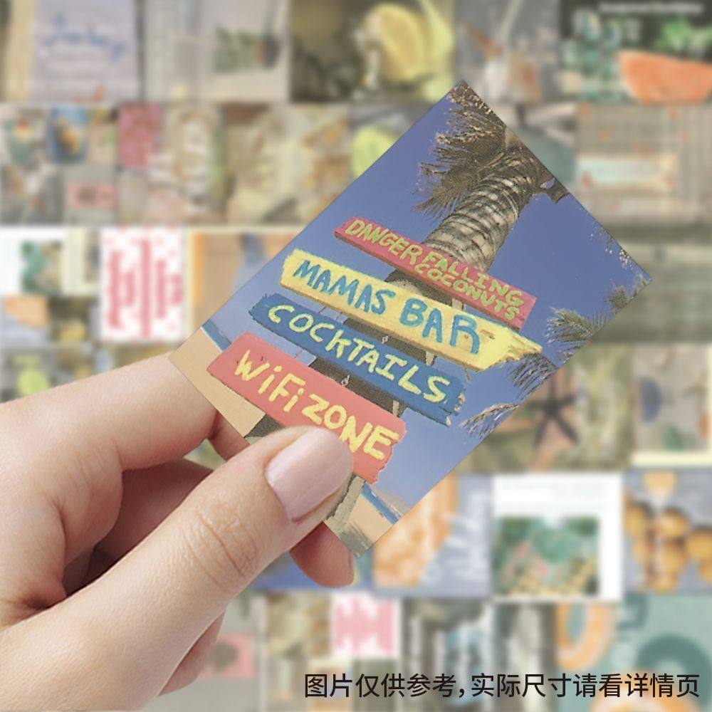 30张夏日小清新贴纸包ins简约治愈创意装饰手机壳行李箱防水贴画,文具电教/文化用品/商务用品,贴纸/立体贴纸,淘宝优惠券,粉丝福利购,淘宝优惠卷