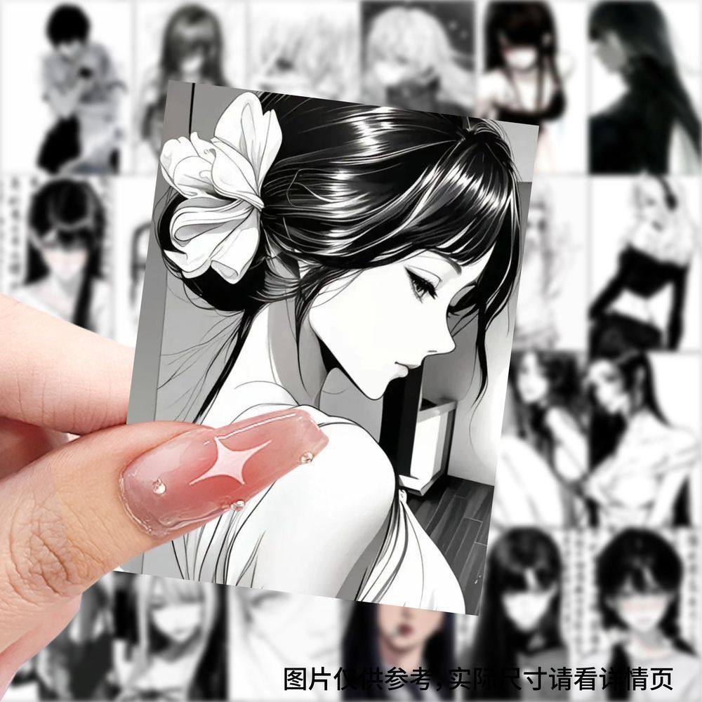 爆款权威女漫头贴纸动漫高颜值装饰创意水杯手机防水手账贴画diy,文具电教/文化用品/商务用品,贴纸/立体贴纸,淘宝优惠券,粉丝福利购,淘宝优惠卷