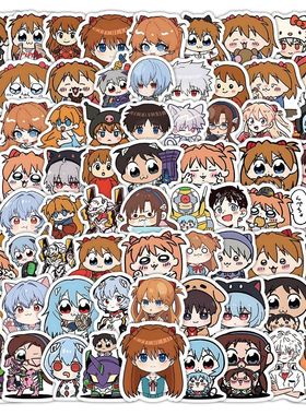 309新世纪福音战士贴纸明日香周边真嗣绫波丽手机装饰手账diy贴画