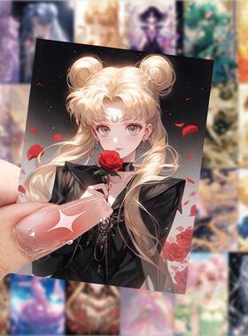 188张美少女战士壁纸贴画动漫二次元笔记本贴画手机手账装饰贴纸