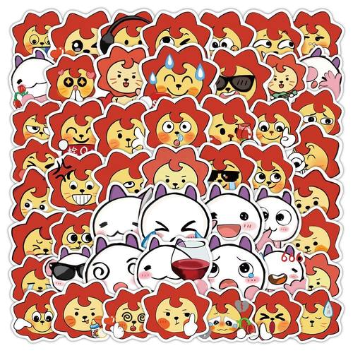 180张莱阳贴纸和龙龙可爱表情卡通防水创意装饰手账贴画手机防水