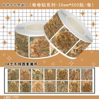2000贴战锤中式壁画卷卷贴纸哭哭人战团徽章阿斯塔特战团图鉴贴画