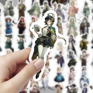 120张重返未来1999贴纸爆款 饰房间桌面手账diy简约防水贴画 周边装