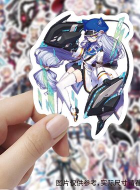 重装战姬角色立绘贴纸卡通二次元游戏周边手机手账装饰贴画