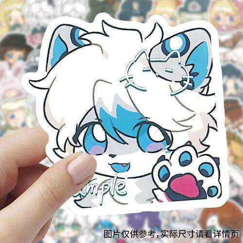 62张第五人格Q版贴纸人物插画可爱卡男孩儿童装饰行李箱防水贴画