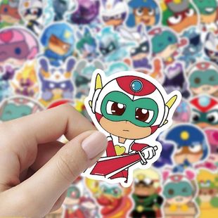 爆款开心超人联盟贴纸创意贴纸周边动画片防水手账装饰贴画防水