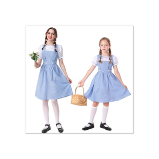 桃乐丝服装 儿童多罗西扮演服成人绿野仙踪歌剧舞台表演服英国cos