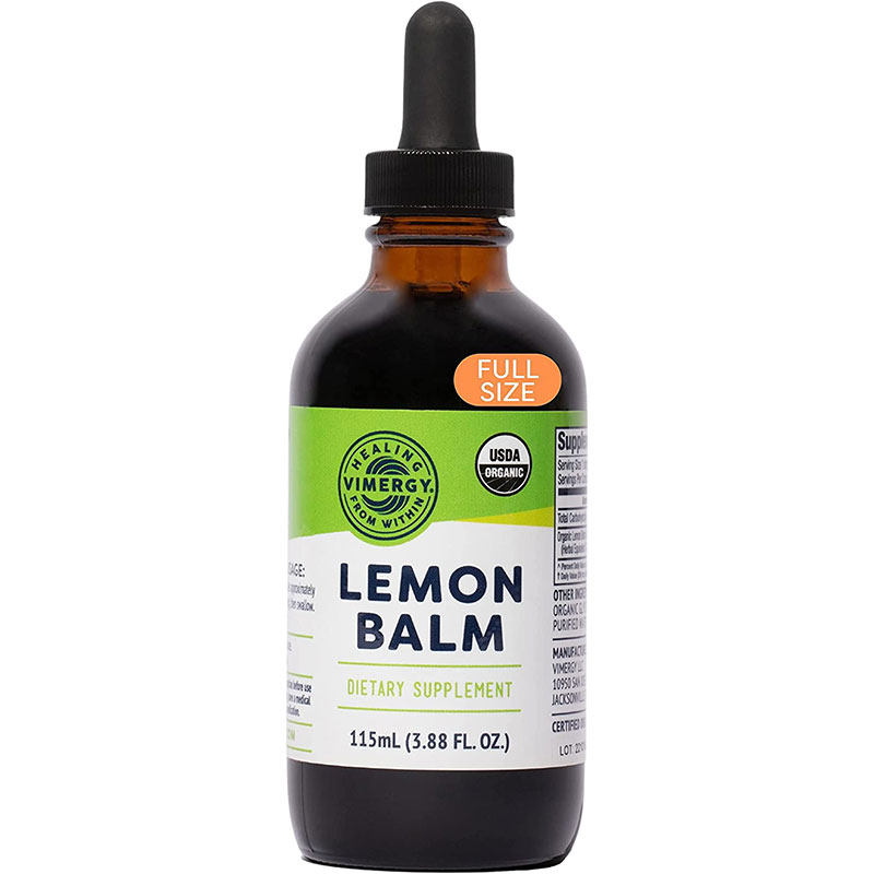 美国直邮Vimergy USDA有机柠檬香蜂草精华滴剂放松压力促眠115ml