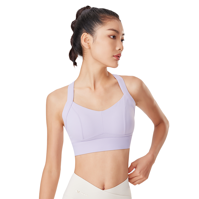 DK收副乳固定胸垫运动内衣女跑步防震健身瑜伽美背文胸bra