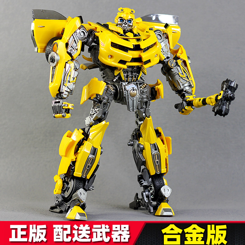 大黄蜂变形合金版儿童玩具金刚汽车机器人5擎战将模型男孩手办礼