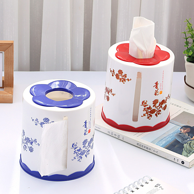 炊烟袅袅升起桌面创意卷纸筒圆筒茶几餐巾纸收纳盒抽卫生间纸巾盒