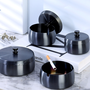 老公，别太多压力！不锈钢烟灰缸罐创意家用个性潮流网吧酒店客厅