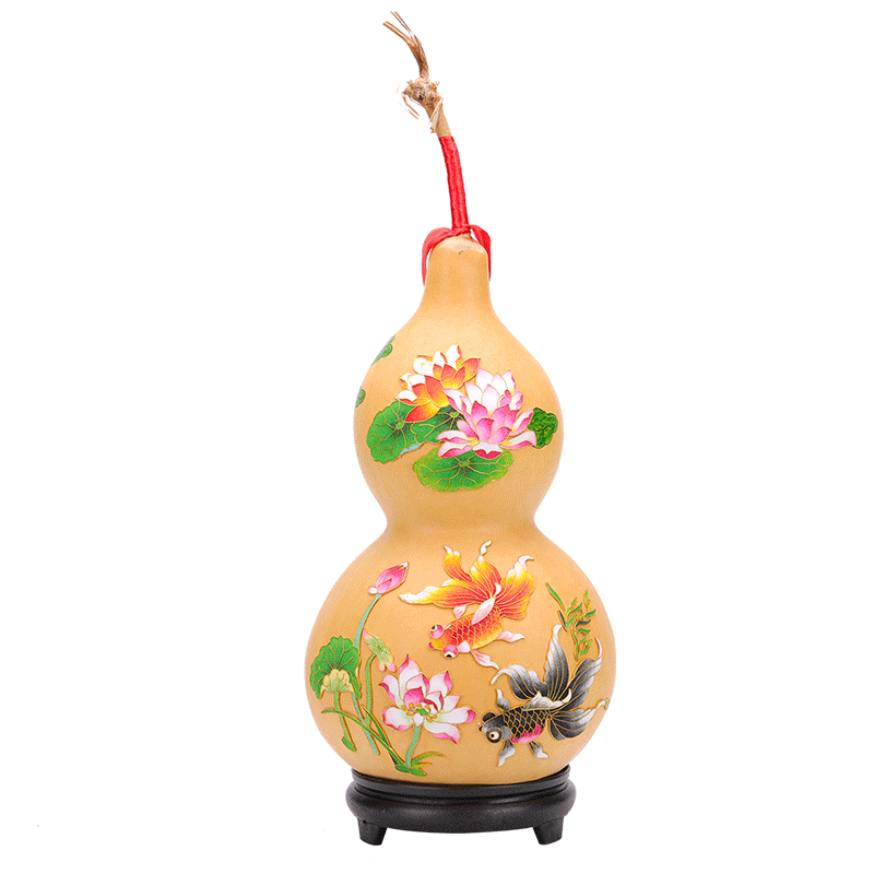 年年有余天然真葫芦大号手工艺品家居饰品客厅玄关门店大摆件挂件