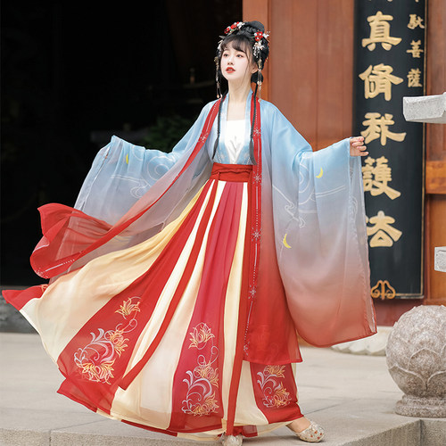 宋制汉服女款古装2025新款汉元素