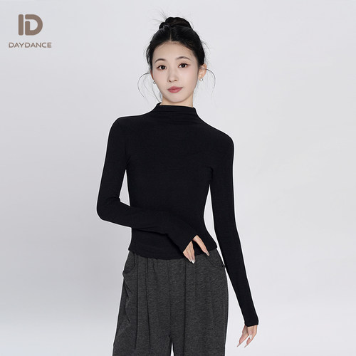 现代舞练功服长袖舞蹈服上衣