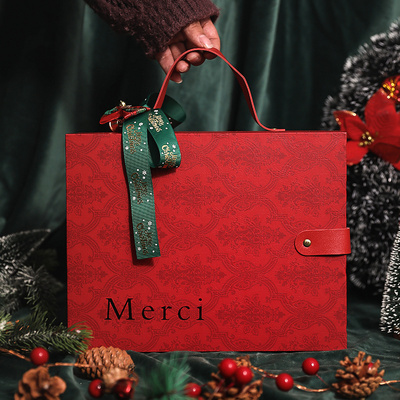 圣诞节礼物盒~创意丝绒礼品盒