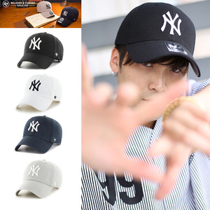 MLB棒球帽男联名47Brand刺绣标NY洋基潮流休闲防晒遮阳鸭舌帽子女