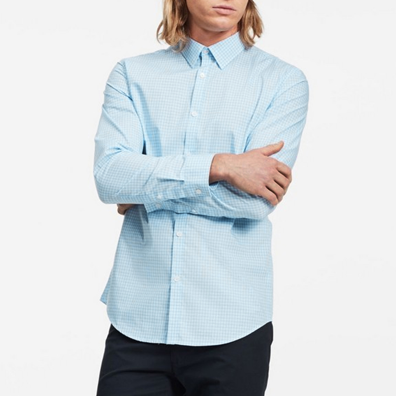 CalvinKlein尖领长袖衬衫