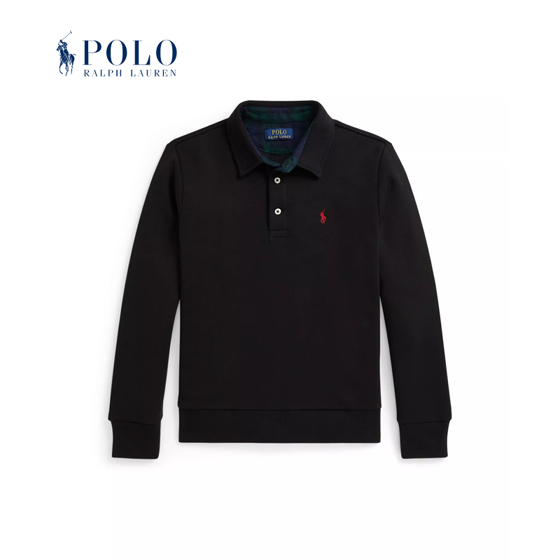 拉夫劳伦卫衣POLO翻领运动套头衫