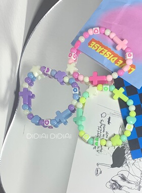 『三件包邮』原创diy辣妹ins手链