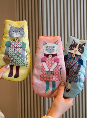 Kusuguru卡通猫咪迷你零钱包