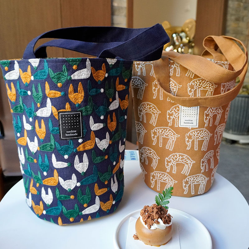 重工棉麻刺绣水桶单肩包森系布艺圆筒女士托特包日系绣花休闲包,箱包皮具/热销女包/男包,通用款女包,淘宝优惠券,粉丝福利购,淘宝优惠卷