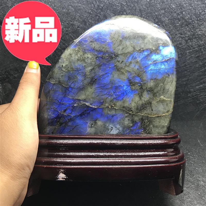 a690拉长石◆新品◆摆件 精品水晶 工艺品 家居生活风水小摆件 收 饰品/流行首饰/时尚饰品新 摆件 原图主图