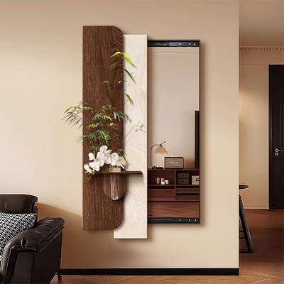 中古风推拉全身镜隐藏式穿