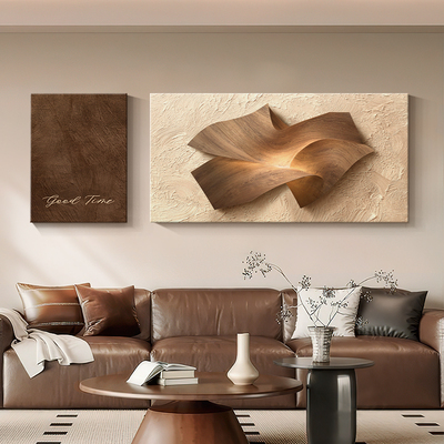 中古风高级感客厅装饰画浮