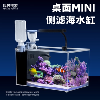 【桌面侧滤海缸】生态鱼缸鱼缸小型客厅书房办公室桌面缸2025新款