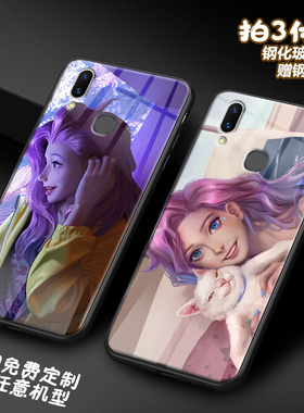 LOL英雄Seraphine适用VIVOx21 20 X9splus玻璃IQ003neo手机壳定制