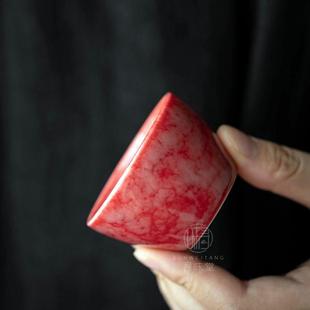 红炉映雪品茗杯｜高档窑变小茶杯陶瓷家用女士女生功夫茶具茶盏