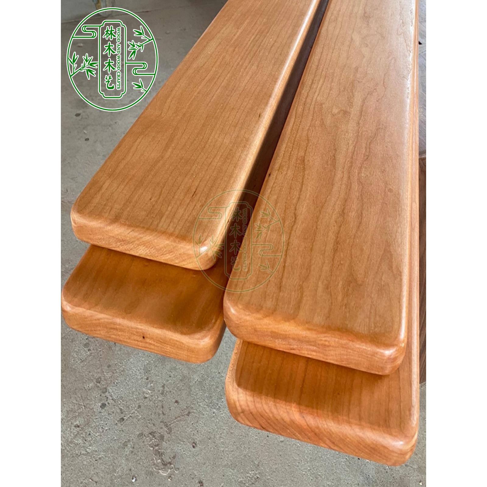 樱桃木板樱桃木桌面板材桌板定制桌面板台面楼梯踏步板窗台实木板