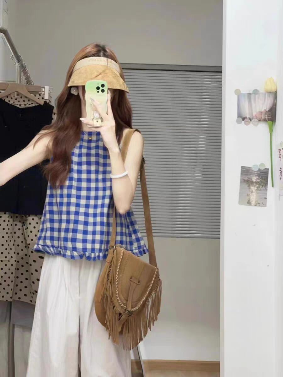 韩系小个子甜美纯欲风上衣休闲裤
