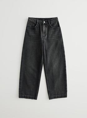 trueidea25春夏 不会出错的百搭九分牛仔裤 水洗磨边 立裁 软糯