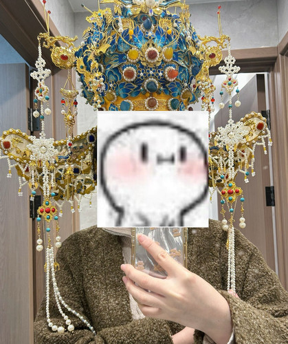 婚礼头饰套装古装材料包三翟冠凤冠全套凤冠汉服配饰新款2026