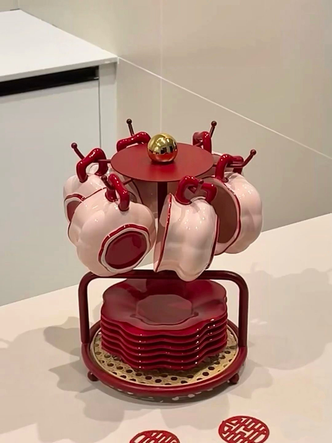 新款南瓜杯乔迁客厅水杯子水壶结婚新婚茶具组合套装花茶壶茶杯