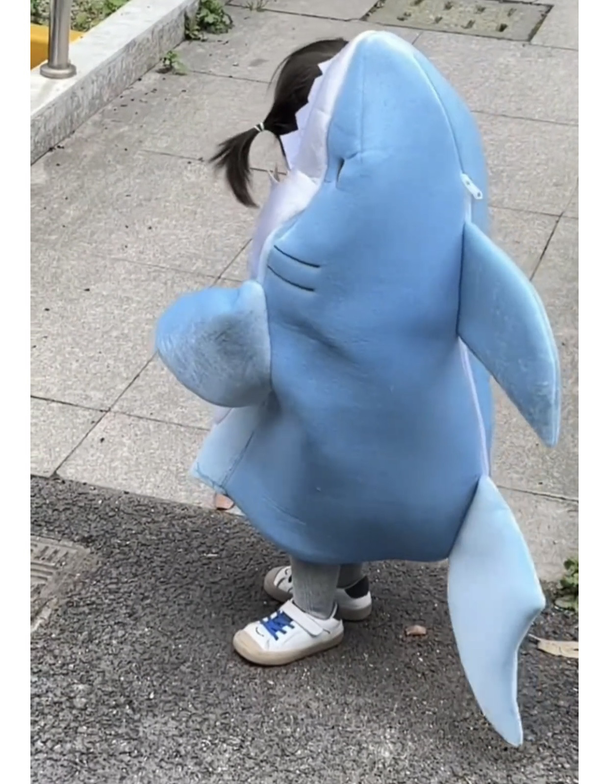 圣诞节鲨鱼宝宝衣服cos服装海洋动物幼儿园表演服蓝鲨儿童演出服
