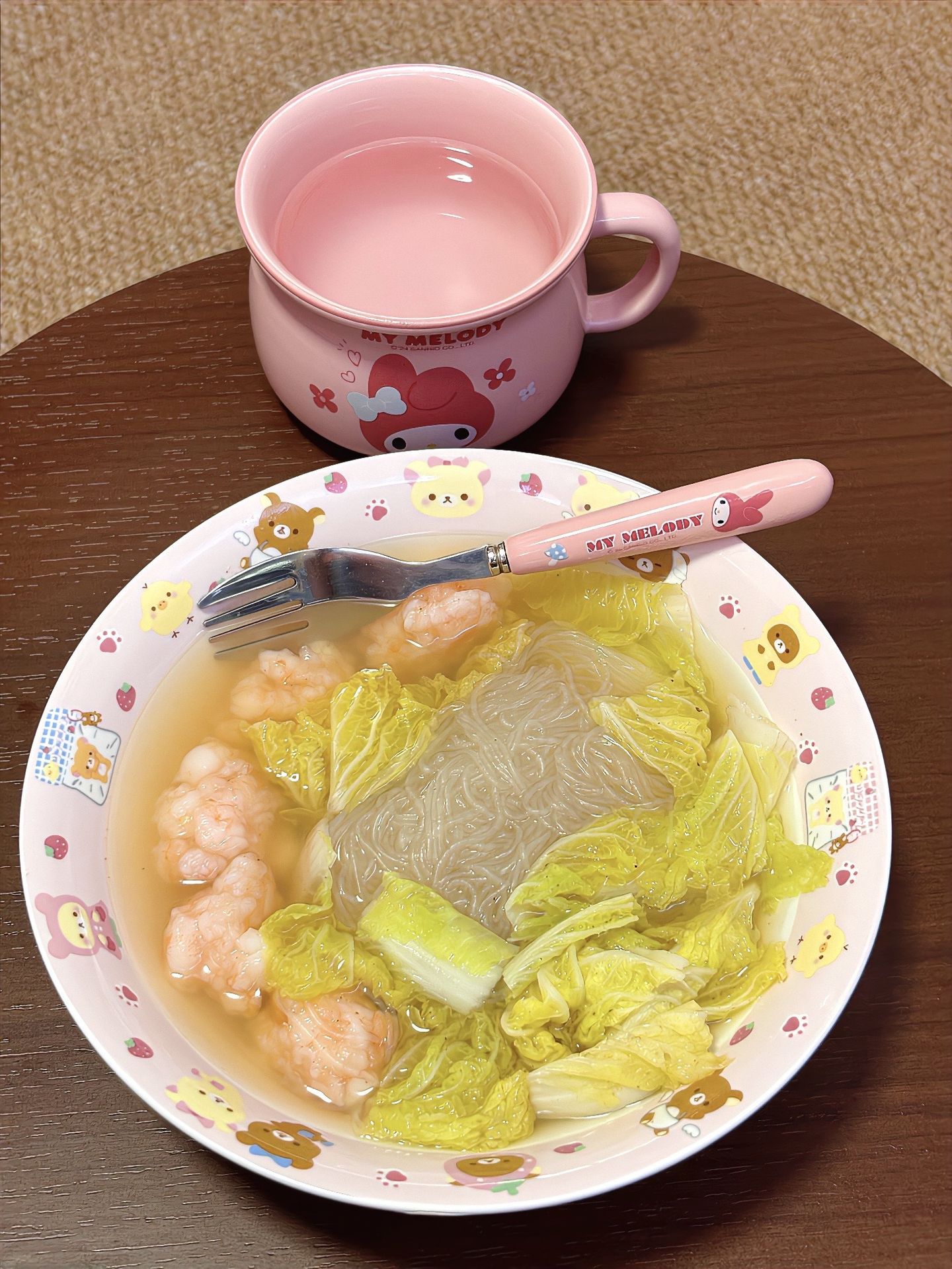轻松熊陶瓷饭碗可爱日式卡通餐具创意拉面碗早餐碗泡面碗装菜盘