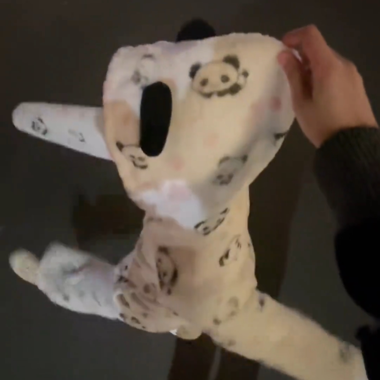 冬季新款睡衣套装女连帽小熊猫耳朵可爱长袖长裤家居服睡衣