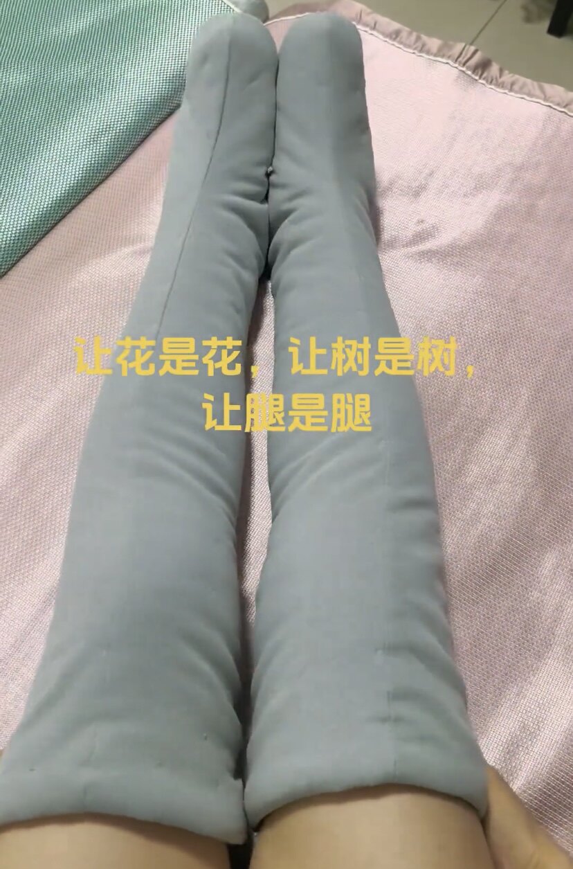 新款棉袜子男女养身脚套睡觉袜子高筒护膝长袜保暖袜冬季