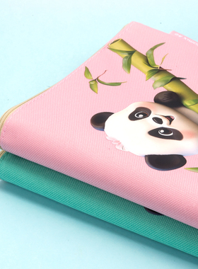 齐心 A4 熊猫手提袋34*24cm牛津布料科目袋 收纳试卷袋加厚随身 PDAS0051