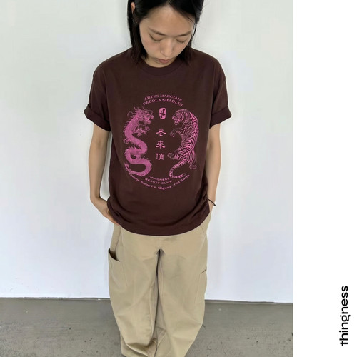 “老来俏”宽松纯棉T恤THINGNESS