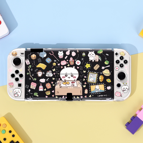 任天堂Switch2保护壳OLED硬壳分体底座全包防摔可爱chiikawa吉伊