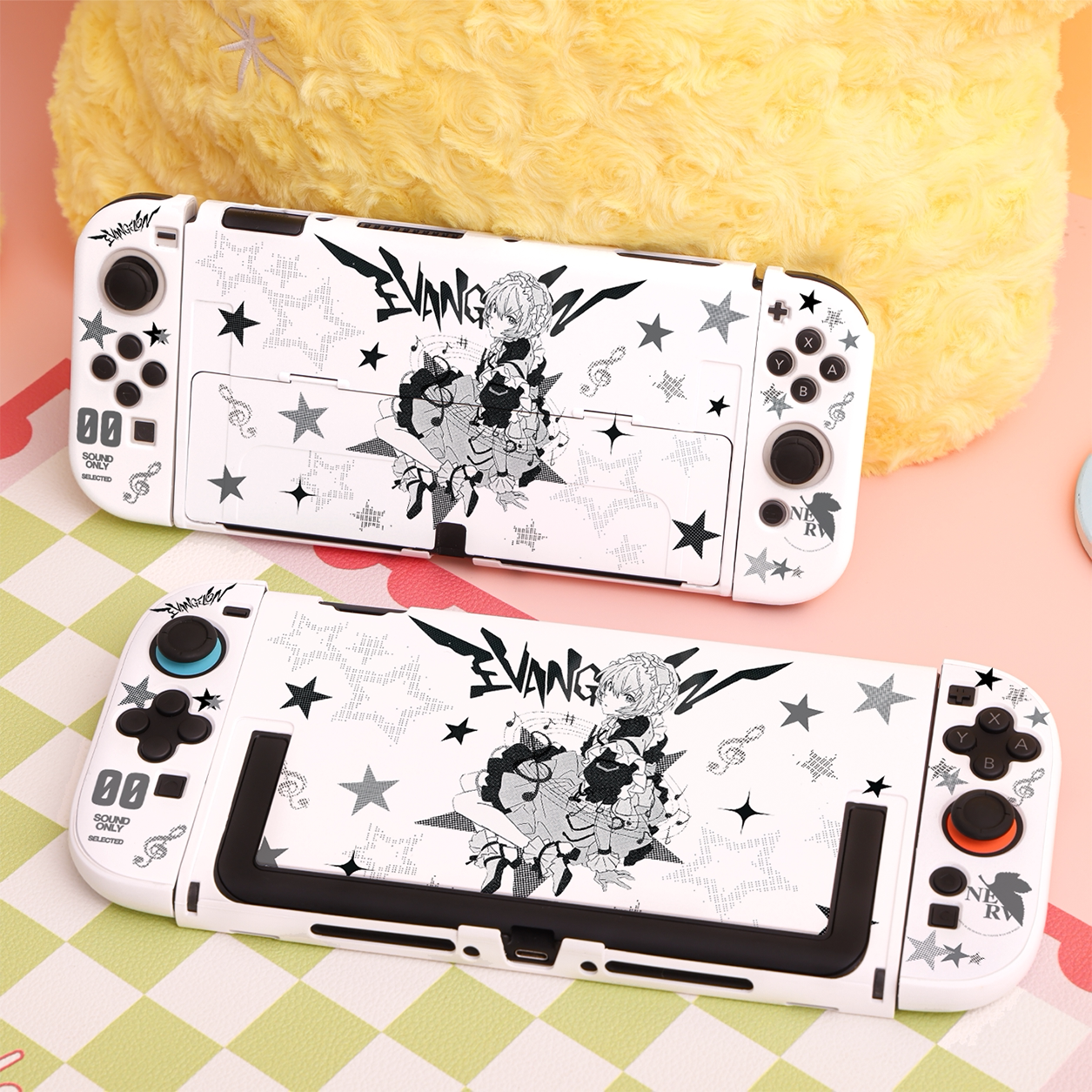 任天堂Switch2保护壳OLED硬壳分体底座全包防摔可爱EVA凌波丽外壳