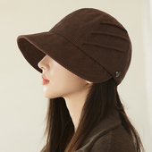 加绒加厚帽子女款 秋冬季 渔夫帽2024新款 赵露思同款 时尚 潮流棒球帽