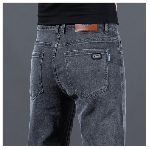 男士宽松直筒牛仔裤上班干活耐磨