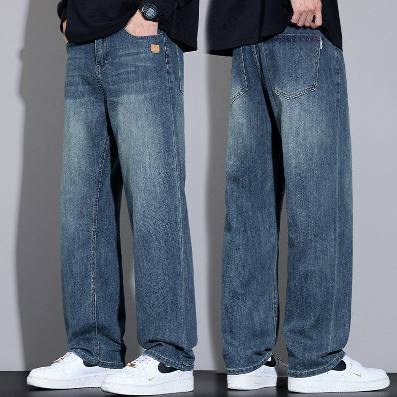 冬季加绒加厚牛仔裤男士直筒宽松休闲长裤上班耐磨干活工作裤子,男装,牛仔裤,淘宝优惠券,粉丝福利购,淘宝优惠卷