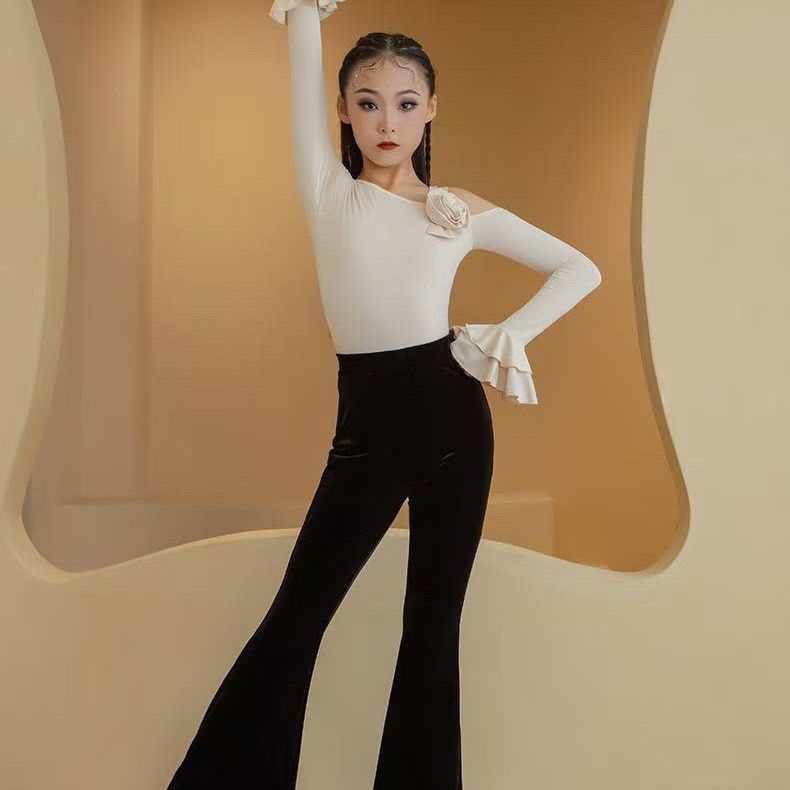2026秋冬新款拉丁舞服装儿童拉丁舞服练功服舞蹈服拉丁裤装