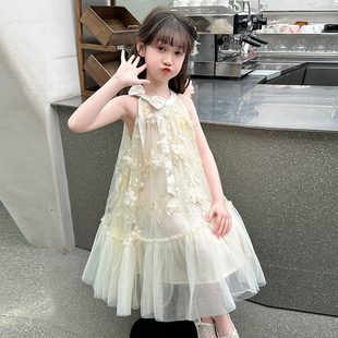 服饰时尚 少女甜美连衣裙2025超好看潮酷经典 夏新洋气仙气甜酷潮服